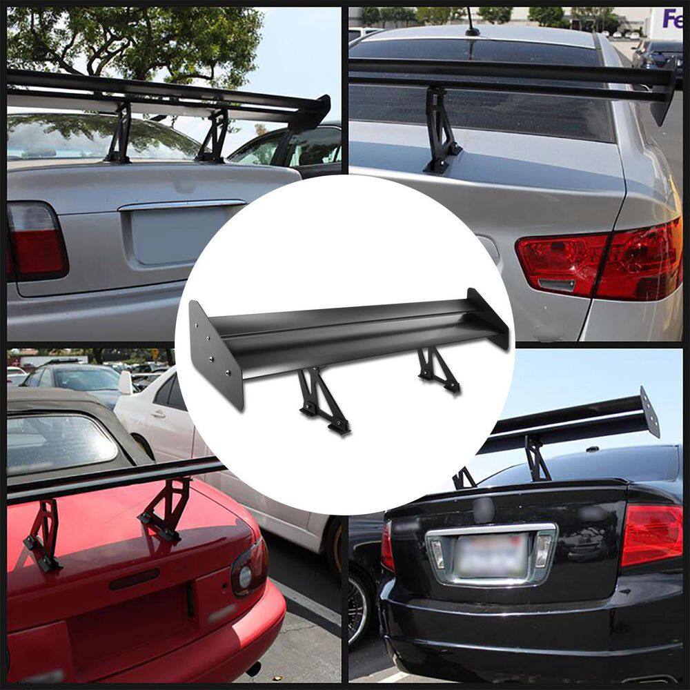 VEVOR Double Deck GT Wing Spoiler 53 in. Universal Lightweight Aluminum Adjustable Spoiler for Fixing the Rear of the Vehicle JG-109SCWY0000001V0