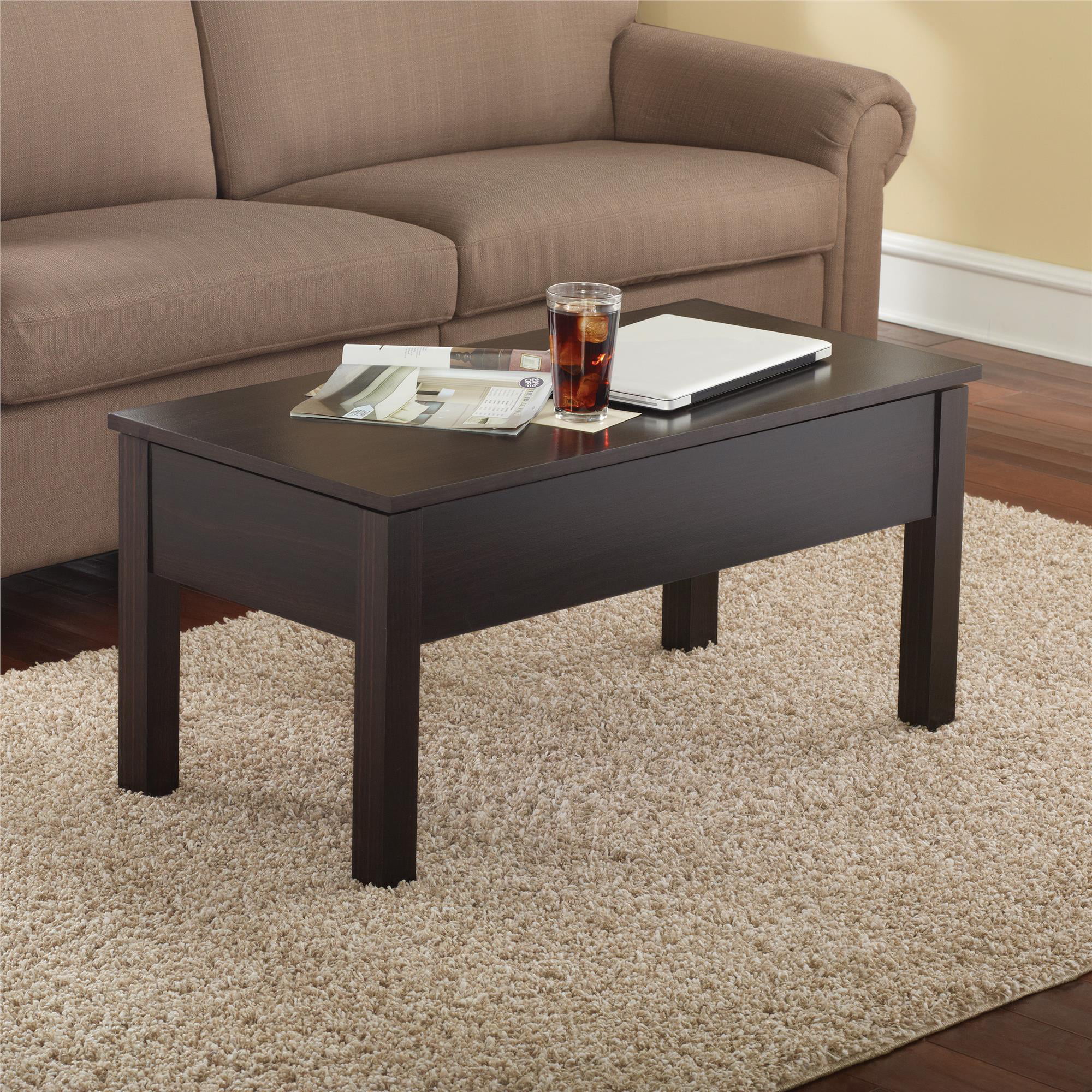 Mainstays Lift Top Coffee Table， Espresso