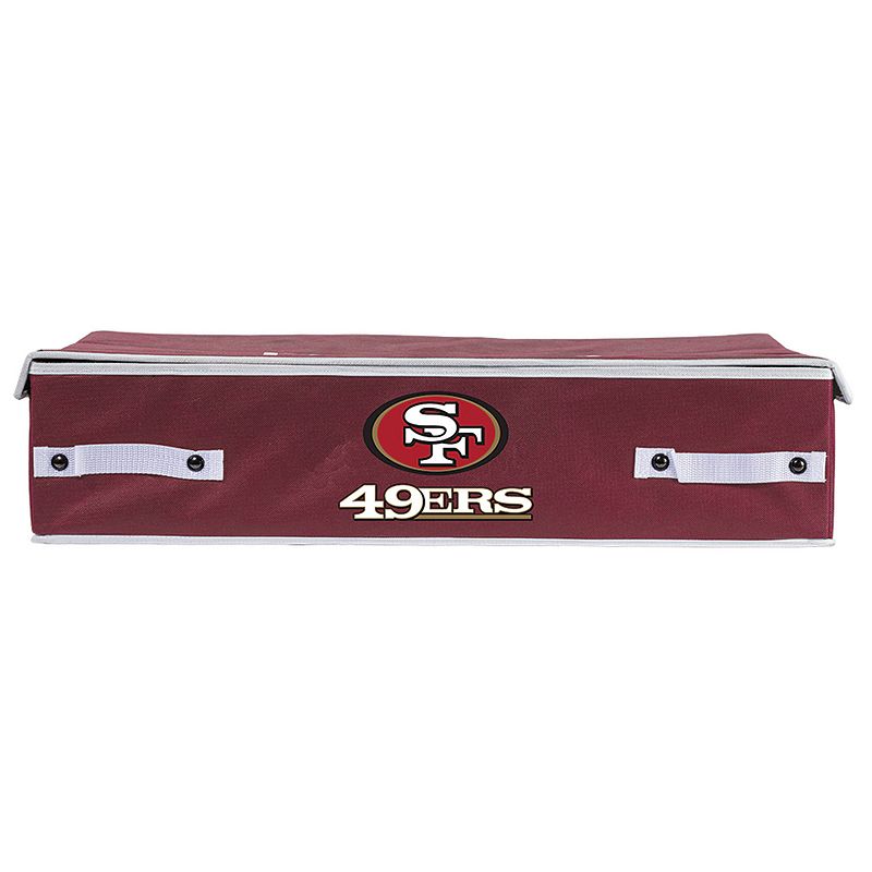 Franklin Sports San Francisco 49ers Large Under-the-Bed Storage Bin