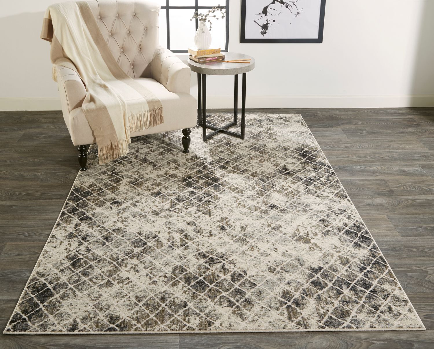 Kiba Ivory Rug by BD Fine