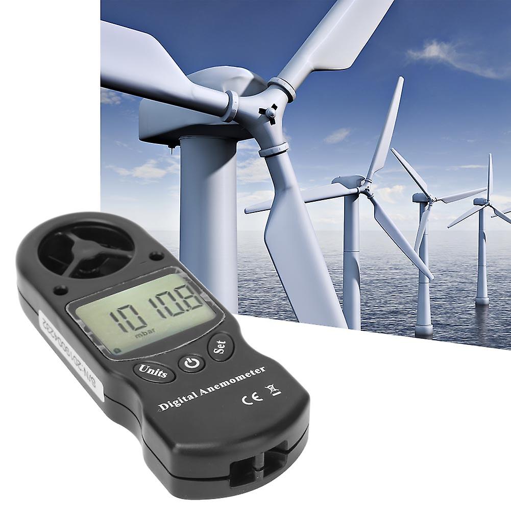 8-in-1 Multiple Funcitional Portable Digital Anemometer Handheld Wind Speed Meter