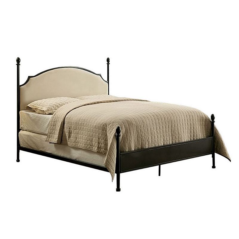 Transitional Queen Size Bed ， Black