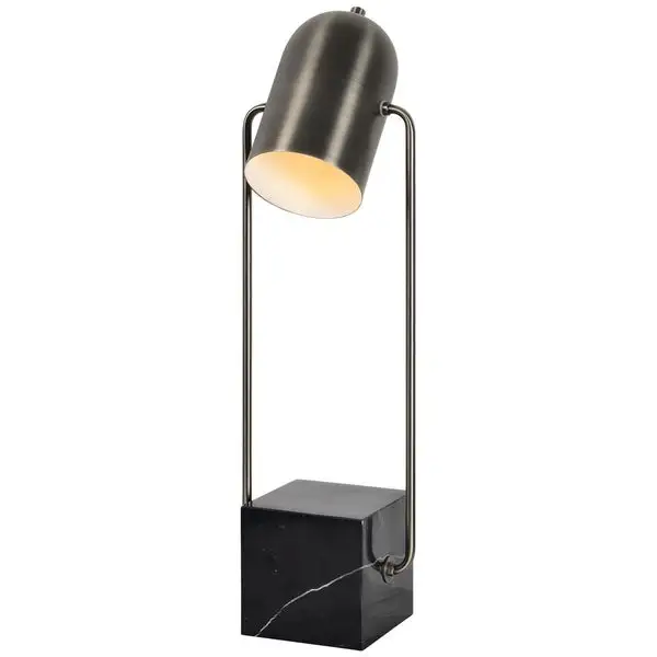 Renwil Martina Black Marble Table Lamp