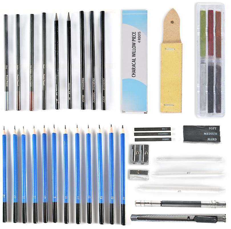 48-piece Sketching Pencil Drawing Tool Set