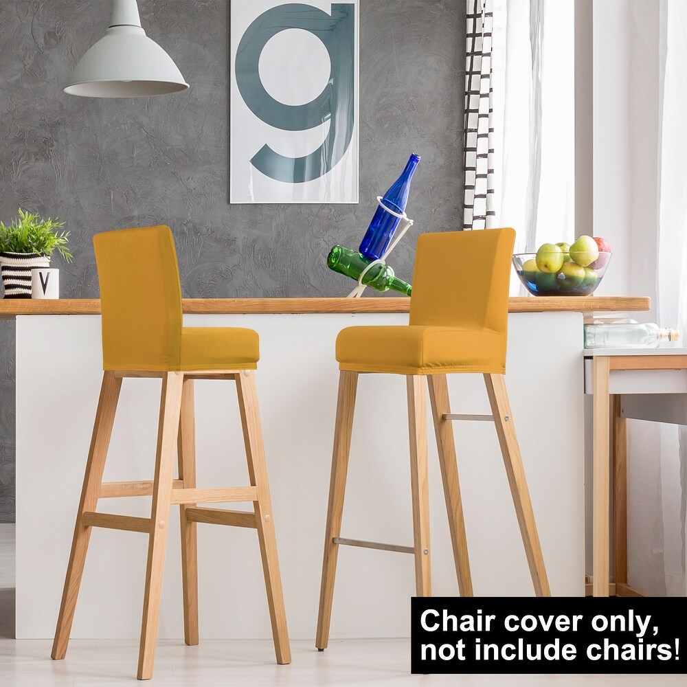 Stretch Bar Stool Cover for Bar Height Side Chair Slipcovers