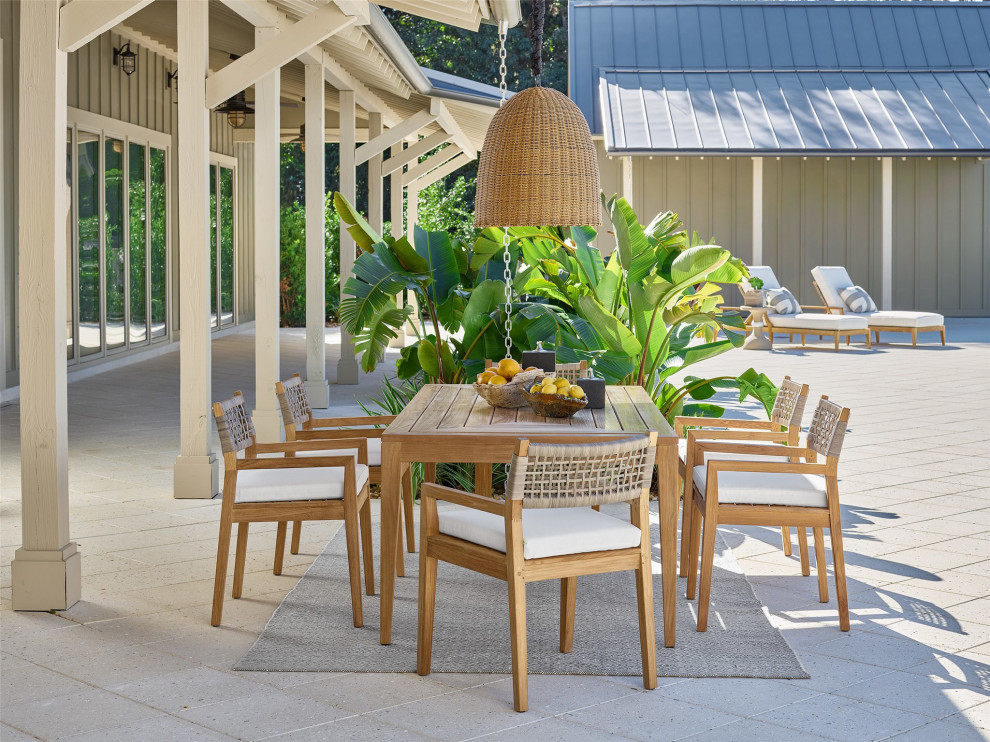 Chesapeake Arm Chair   Tropical   Outdoor Dining Chairs   by HedgeApple  Houzz