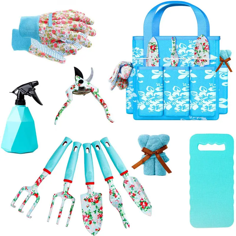 Custom Wholesales Professional New Design 4 8 11 PCS Garden Hand Tool Set With Printing For Floral Grape Potting China Shanghai