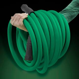 Flexzilla Colors Series 58 in. x 50 ft. Garden Hose 34 in. - 11 12 GHT Fittings in Forest Green HFZC550GRS