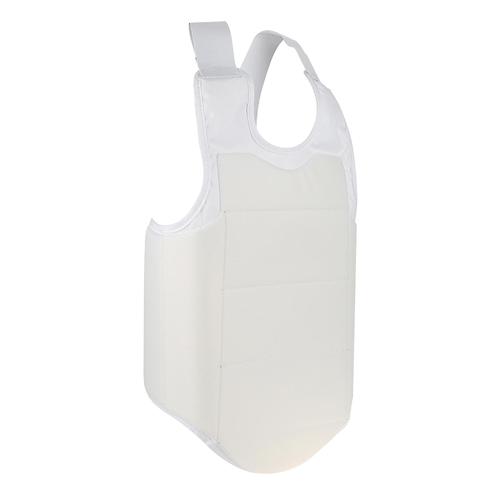 Unisex Adult Child Taekwondo Karate Chest Guard Vest Boxing Karate Breast Protector (m)