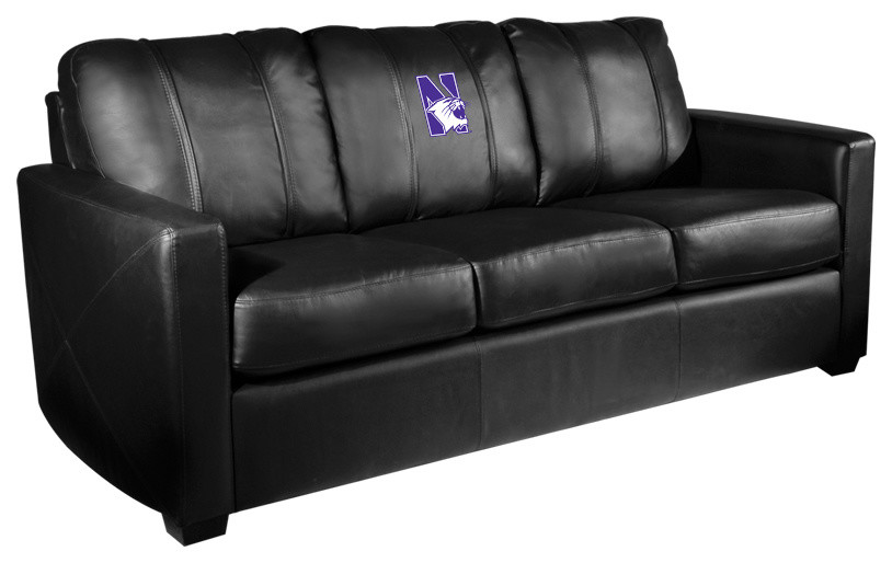 Northwestern Wildcats Stationary Sofa Commercial Grade Fabric   Contemporary   Sofas   by DreamSeats LLC  Houzz