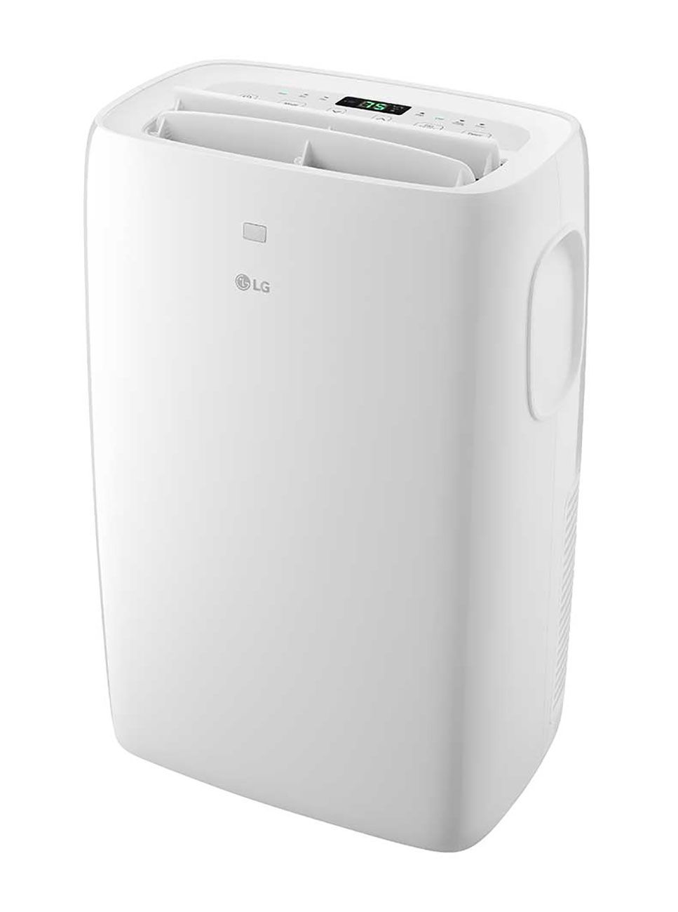 LG 7，000 BTU DOE (12，000 ASHRAE) 115V White Portable Air Conditioner