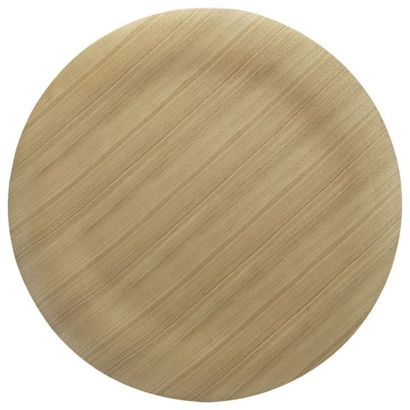 Hawthorne Collection Plywood Round Coffee Table in Natural   Midcentury   Coffee Tables   by Homesquare  Houzz