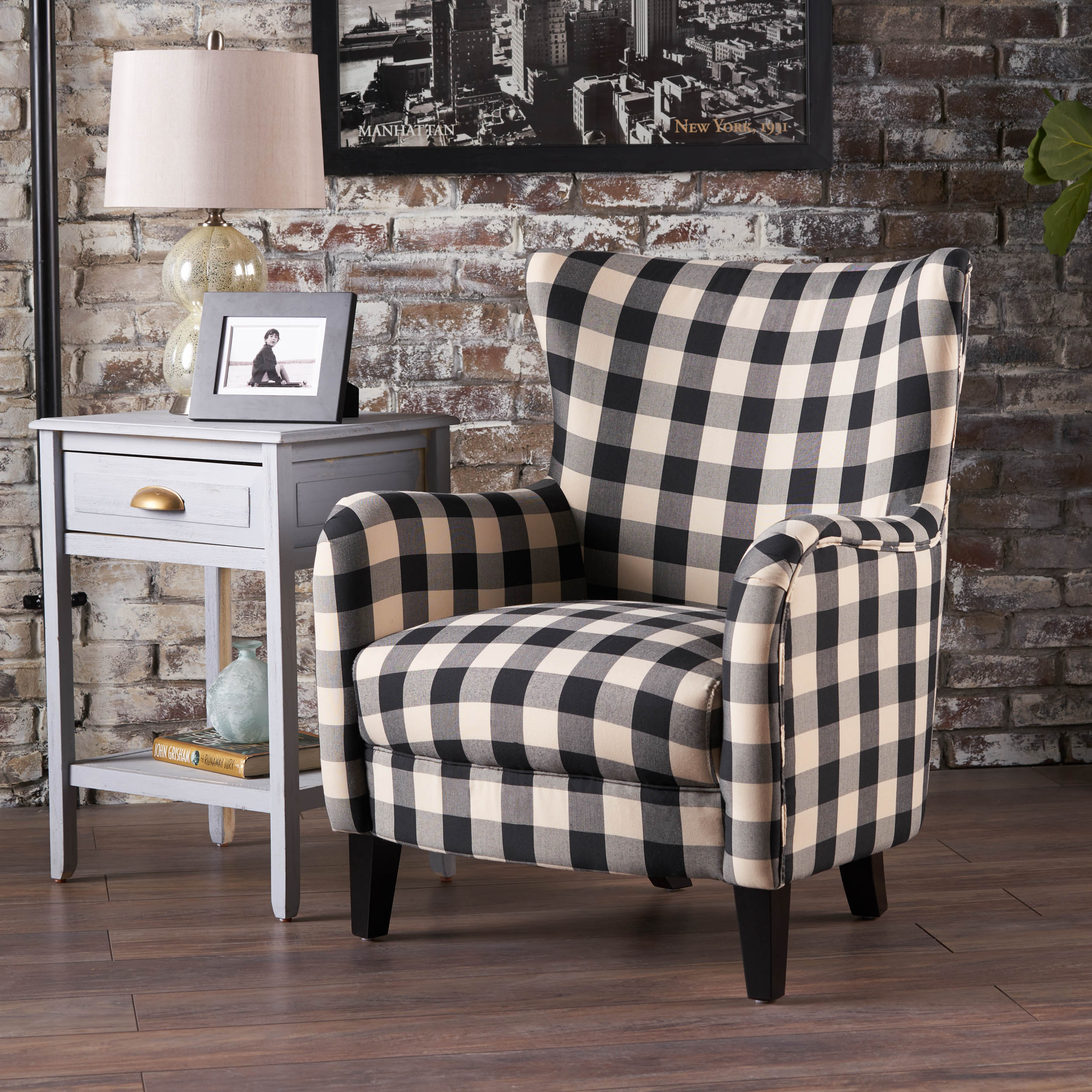 Venette Fabric Club Arm Chair