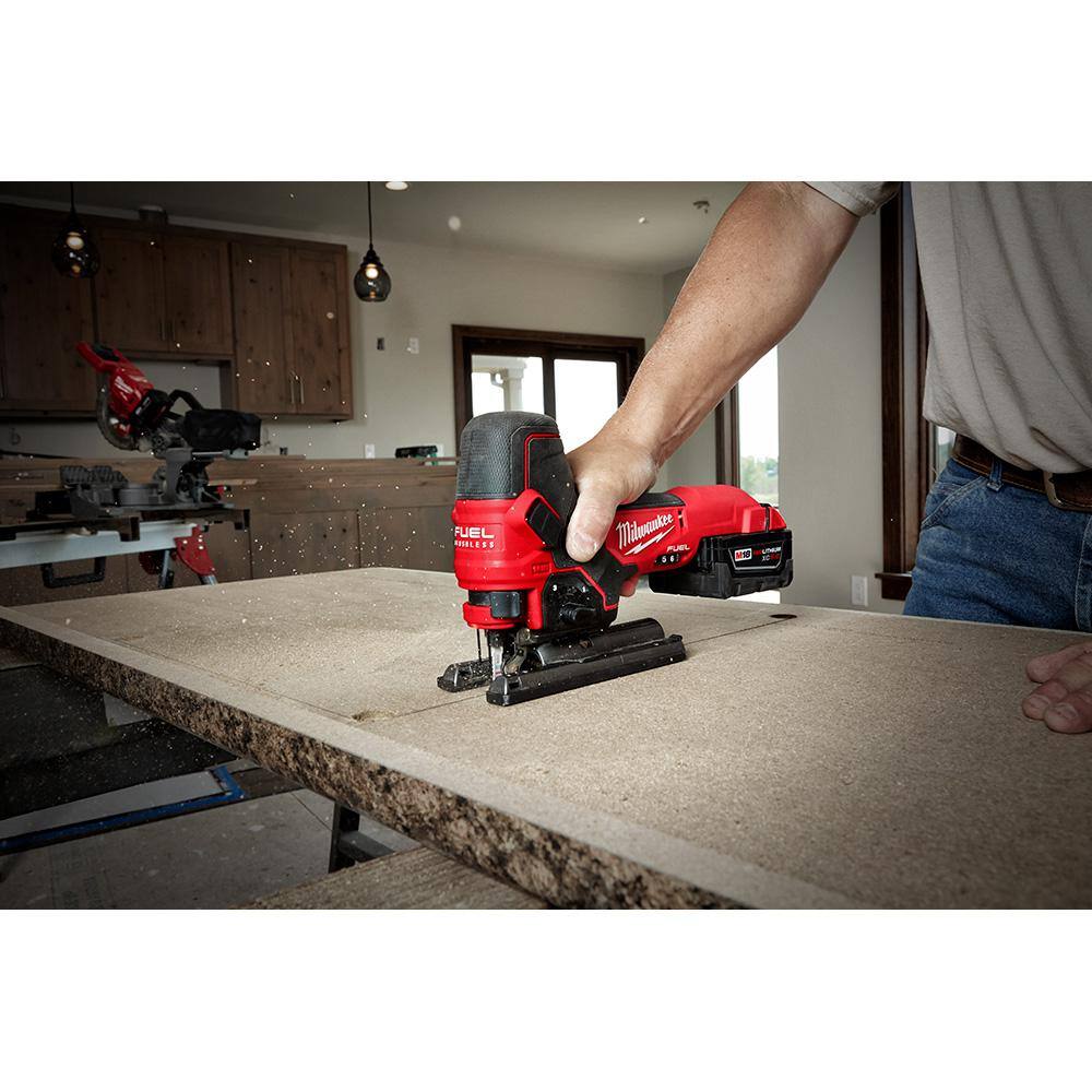 MW M18 FUEL 18V Lithium-Ion Brushless Cordless Barrel Grip Jig Saw (Tool Only) 2737B-20