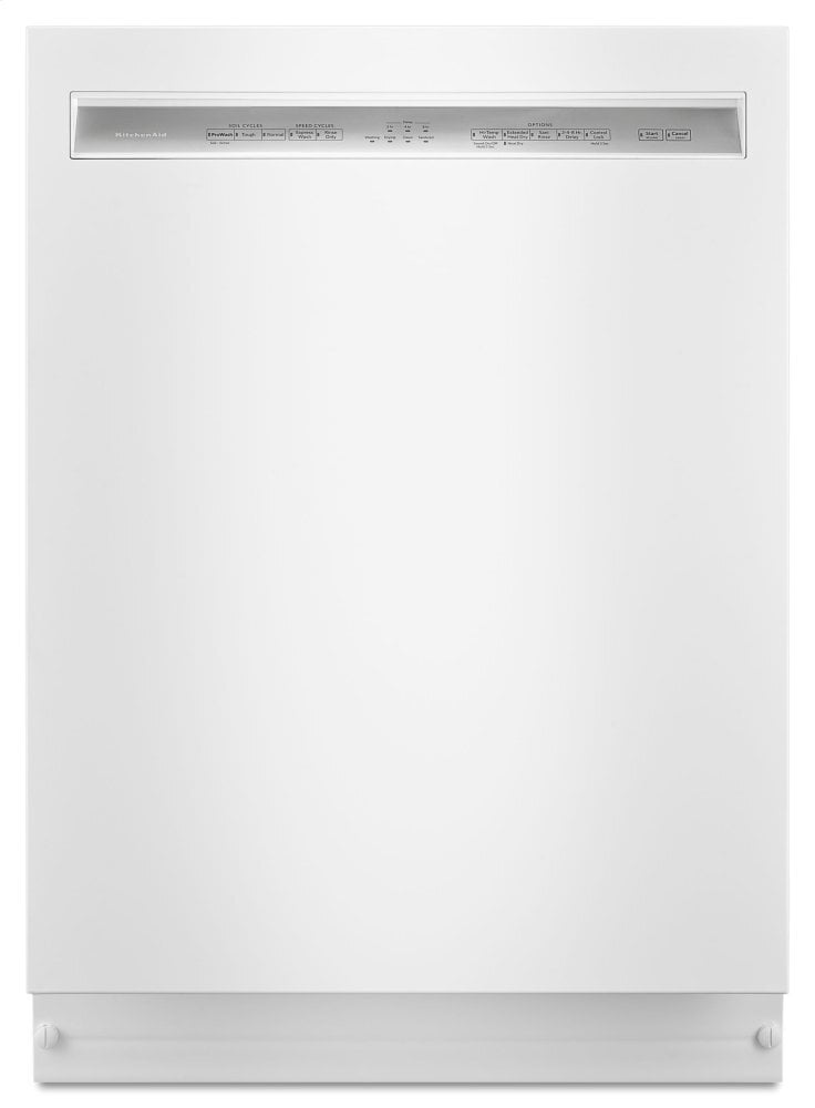 Kitchenaid KDFE104HWH 46 Dba Dishwasher With Prowash™, Front Control - White