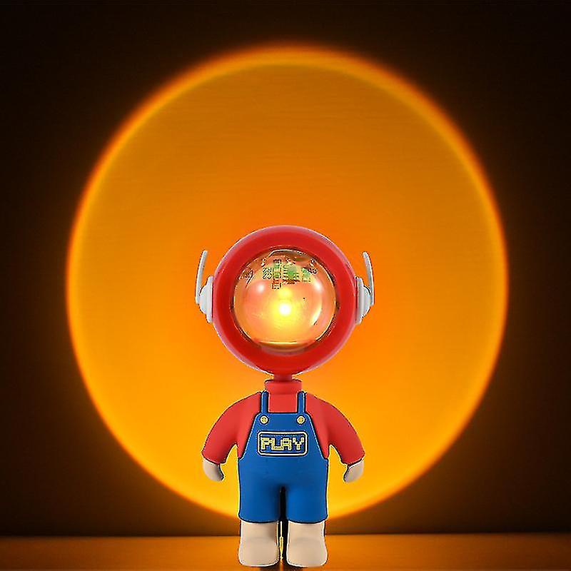 Portable Sunset Lights，projection Lights，atmosphere Lights， Led Astronaut Lights Rotate 360 Degrees