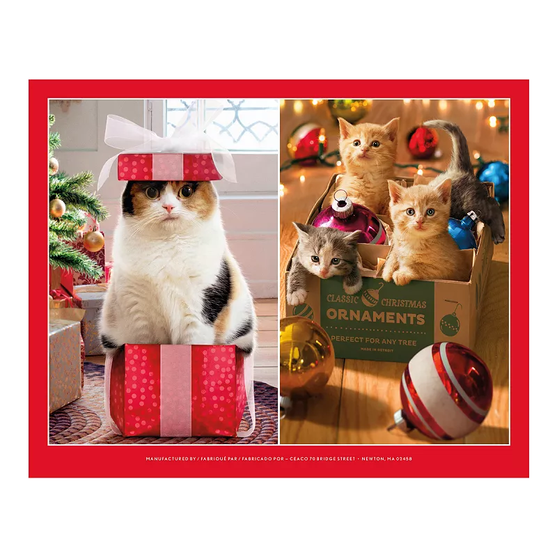 Ceaco Avanti Holiday Cats 300-Piece Jigsaw Puzzle