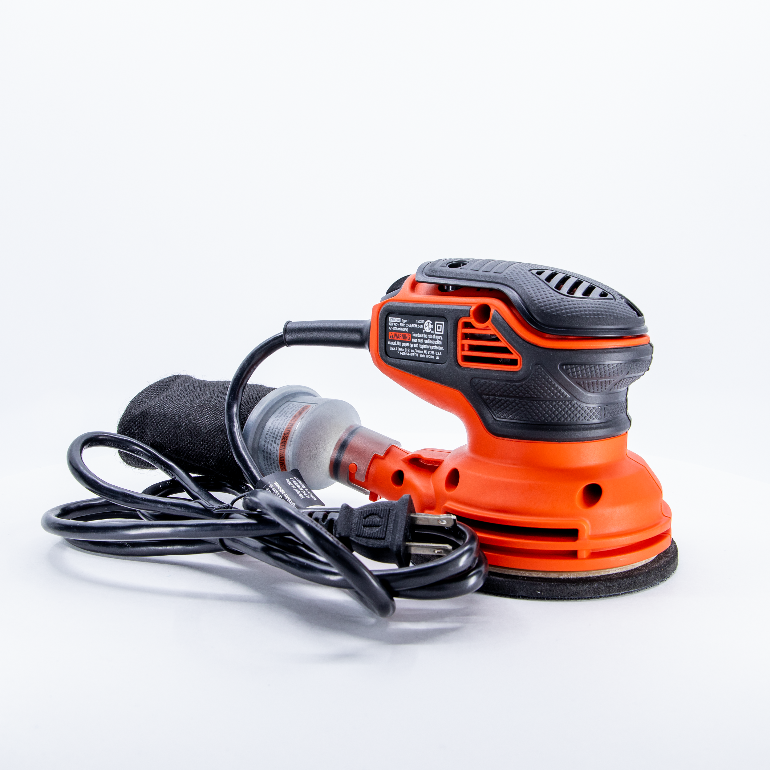 2.4 Amp 5 In. Electric Random Orbit Sander