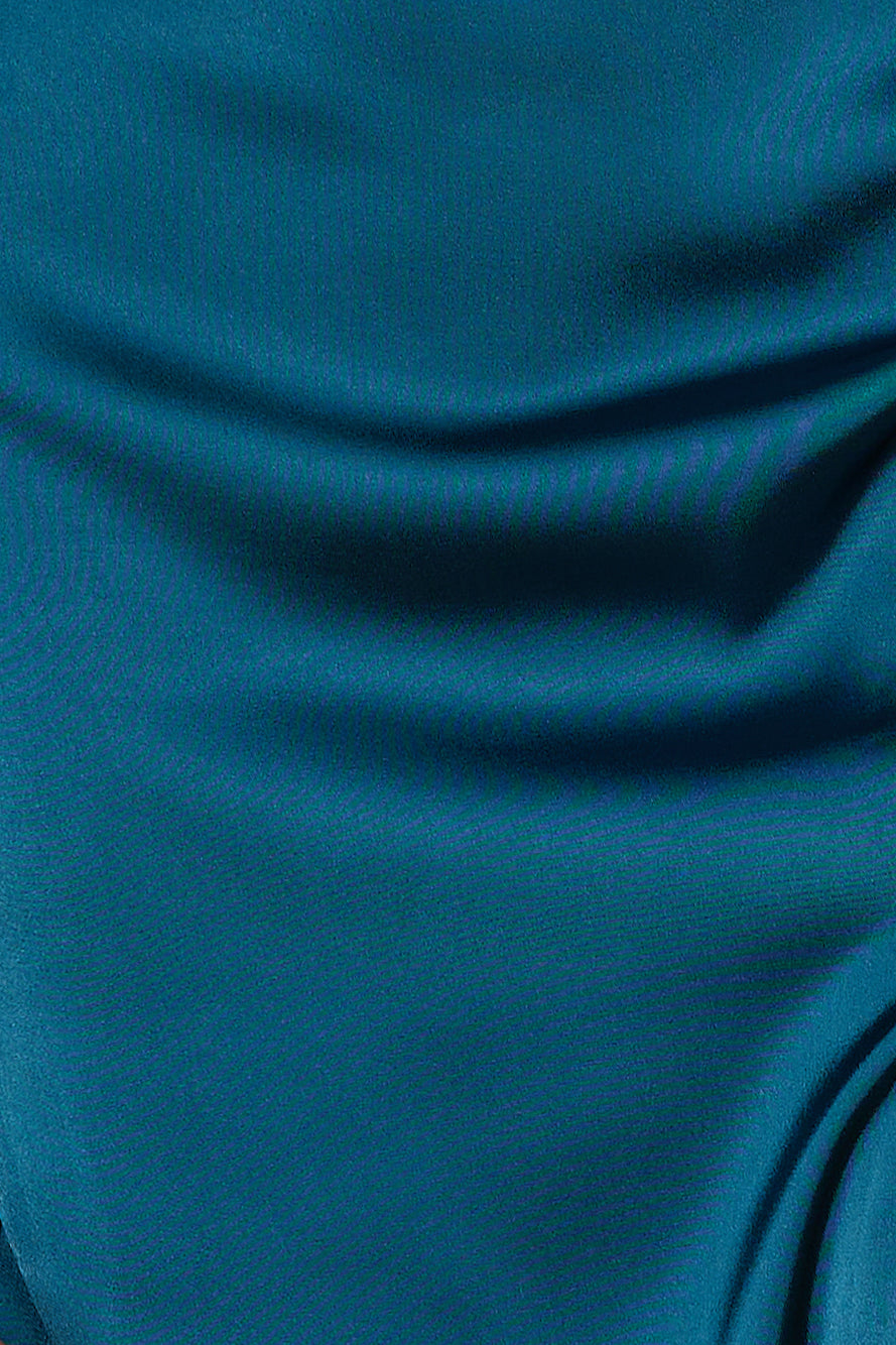 Special Someone Midi Dress Teal Blue