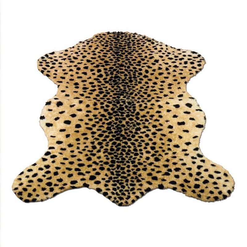 Walk on Me Faux Fur Super Soft Cheetah Area Rug Made in France