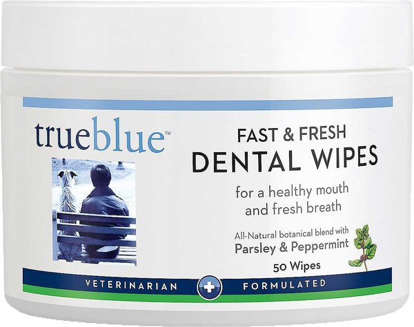 TrueBlue Pet Products Fast and Fresh Dog Dental Wipes