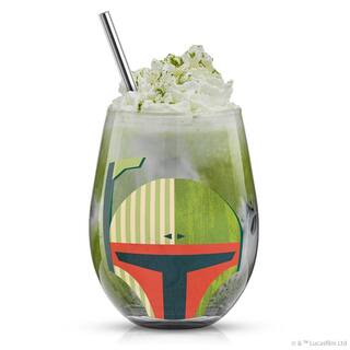 JoyJolt Star Wars Helmet Hues 19 oz. Stemless Drinking Glasses (Set of 4) JSW10828