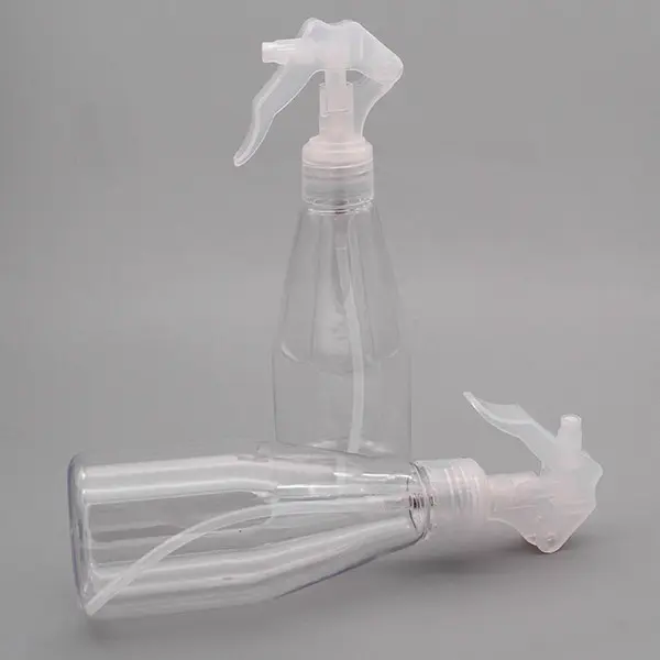 200ml Clear Mist Sprayer Bottle Plastic PET trigger spray bottle with reusable fine spray