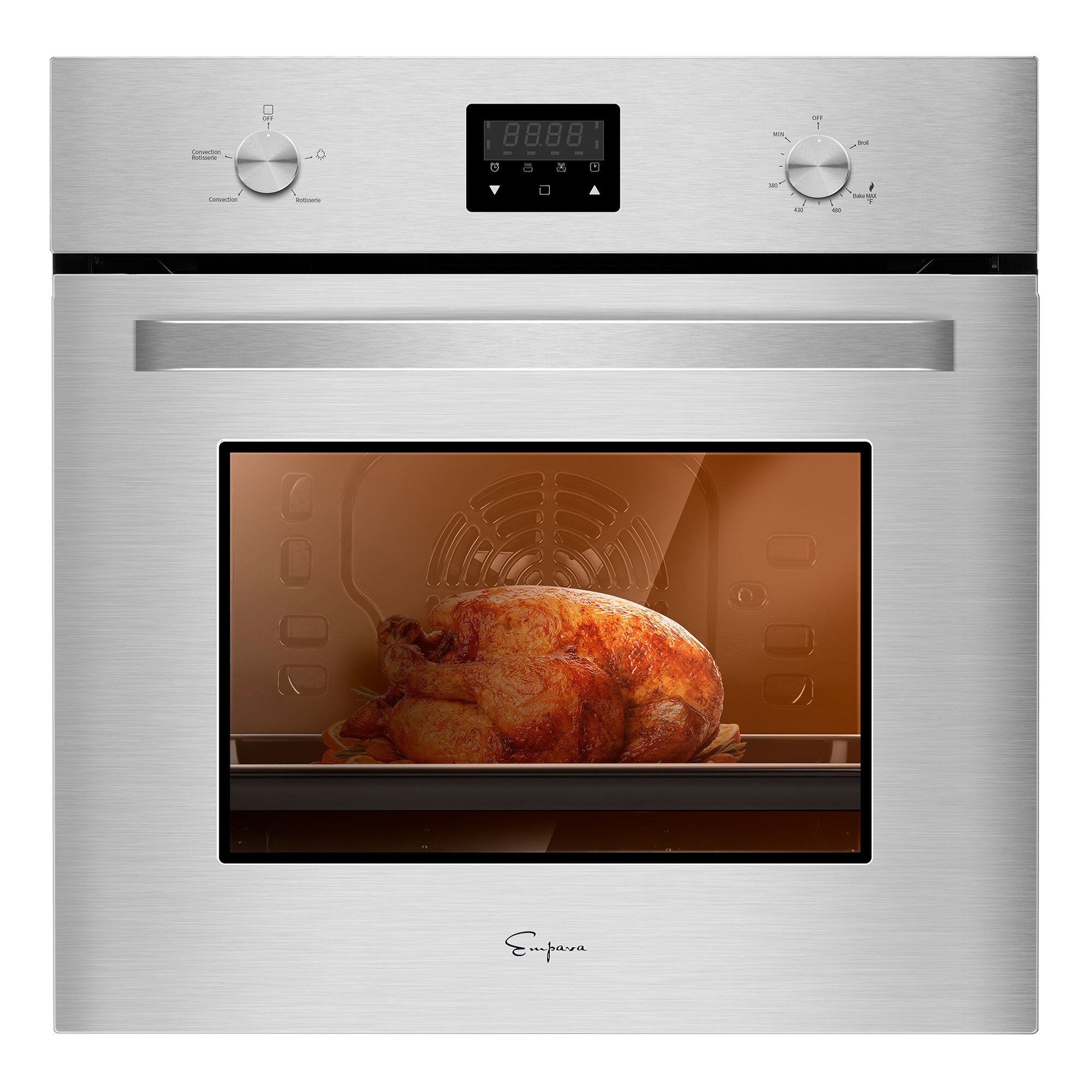 24-inch 2.3-cu. ft Single Propane Gas Wall Oven with Digital Timer