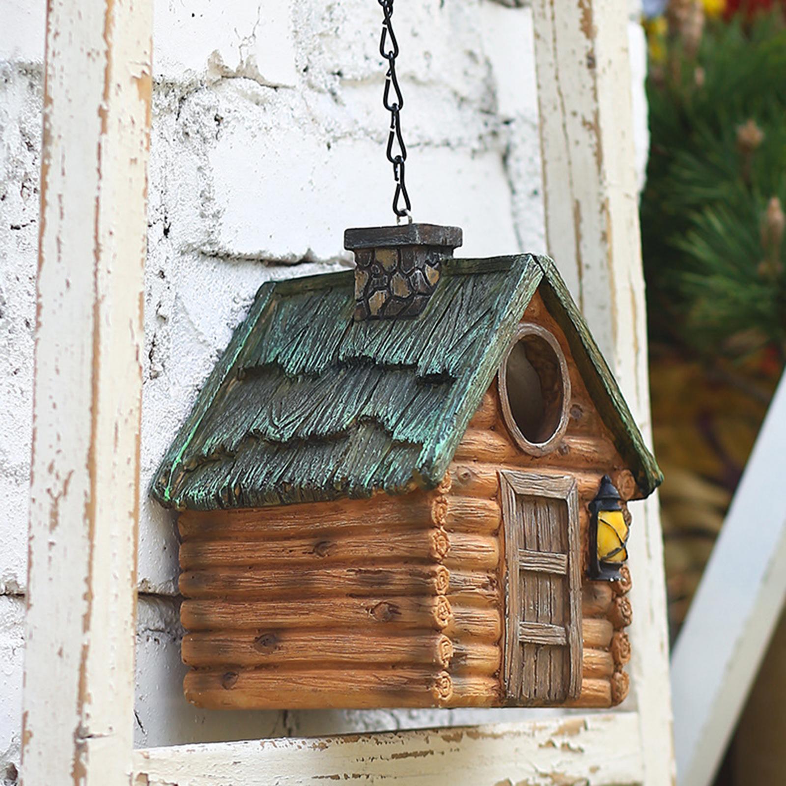 Hanging Birdhouses Shelter for Cardinal Bluebird for Home Courtyard Outdoor