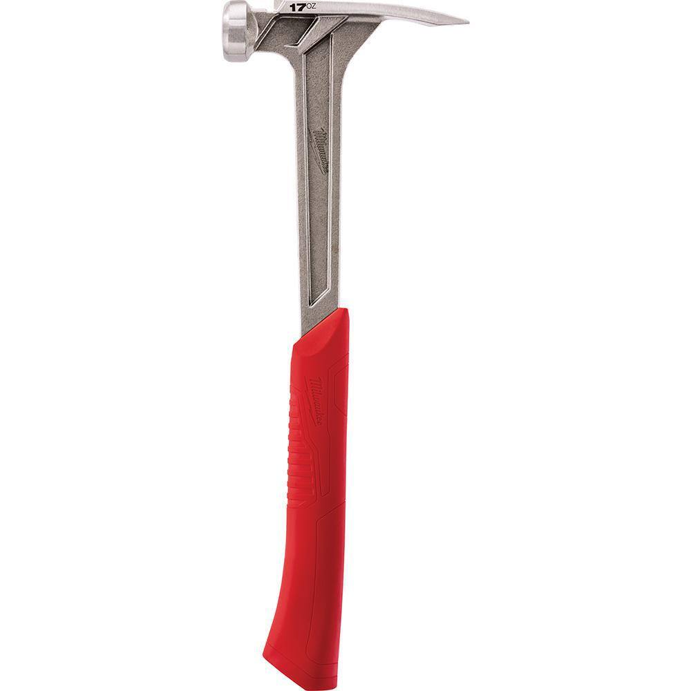 MW 17 oz. Smooth Face Framing Hammer with Hammer Loop 48-22-9017-48-22-8149