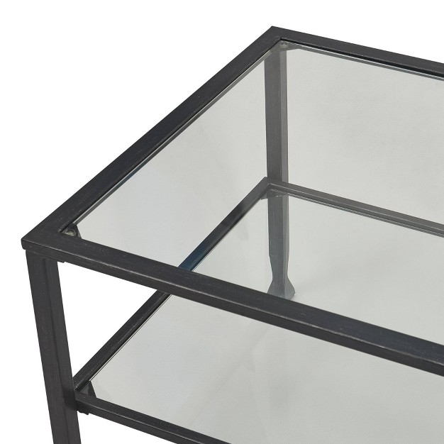 Maddox Glass And Metal Coffee Table Clickdecor