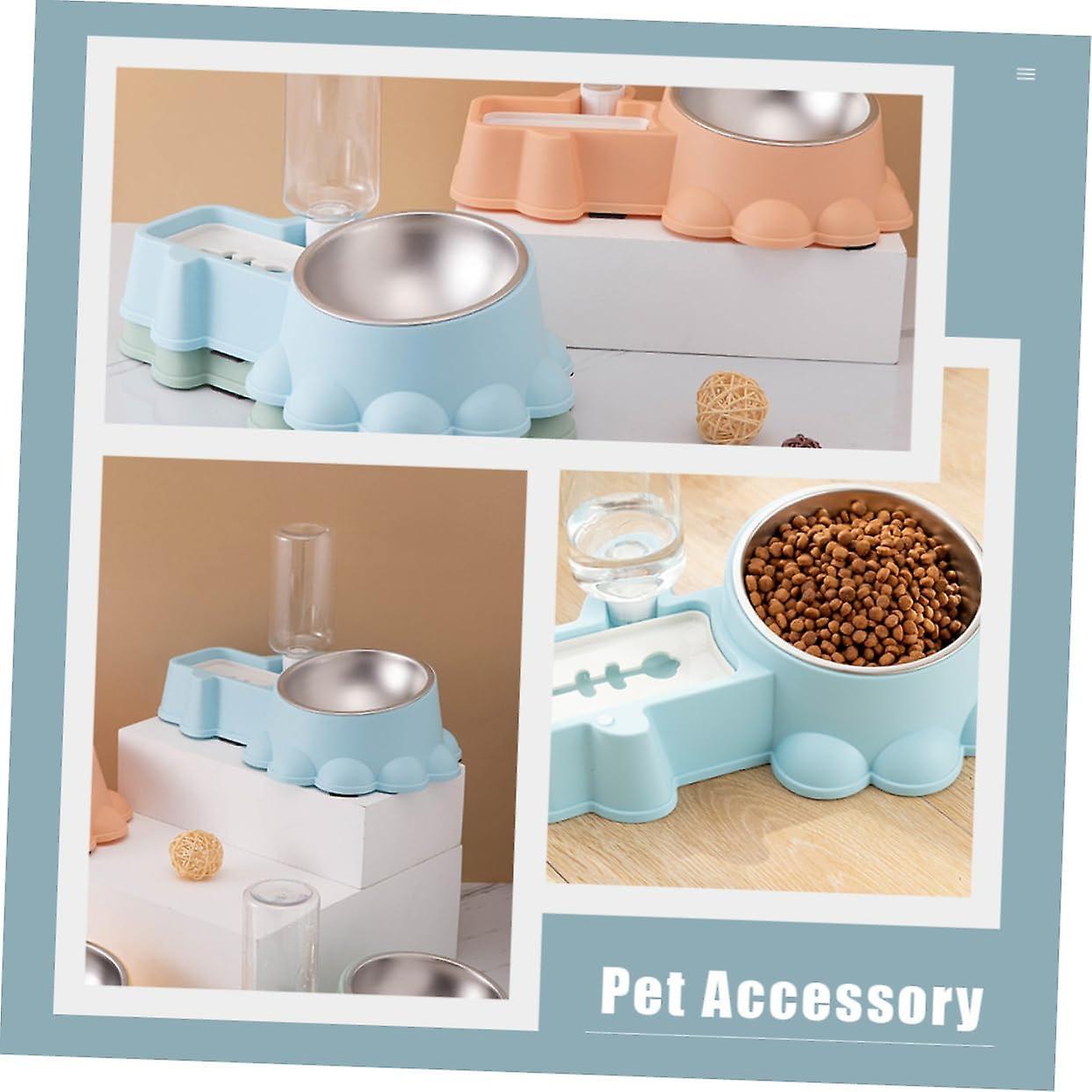 1 Set pet bowl cat water feeder auto feeder water dispenser station self dispensing pet waterer auto