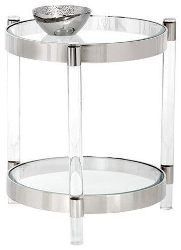 Adalie Side Table  Lucite   Contemporary   Side Tables And End Tables   by Virgil Stanis Design  Houzz