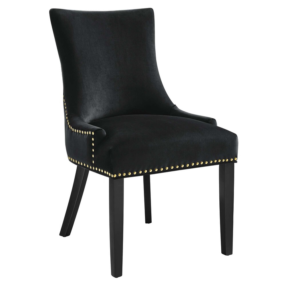 Marquis Performance Velvet Dining Chairs   Set of 2