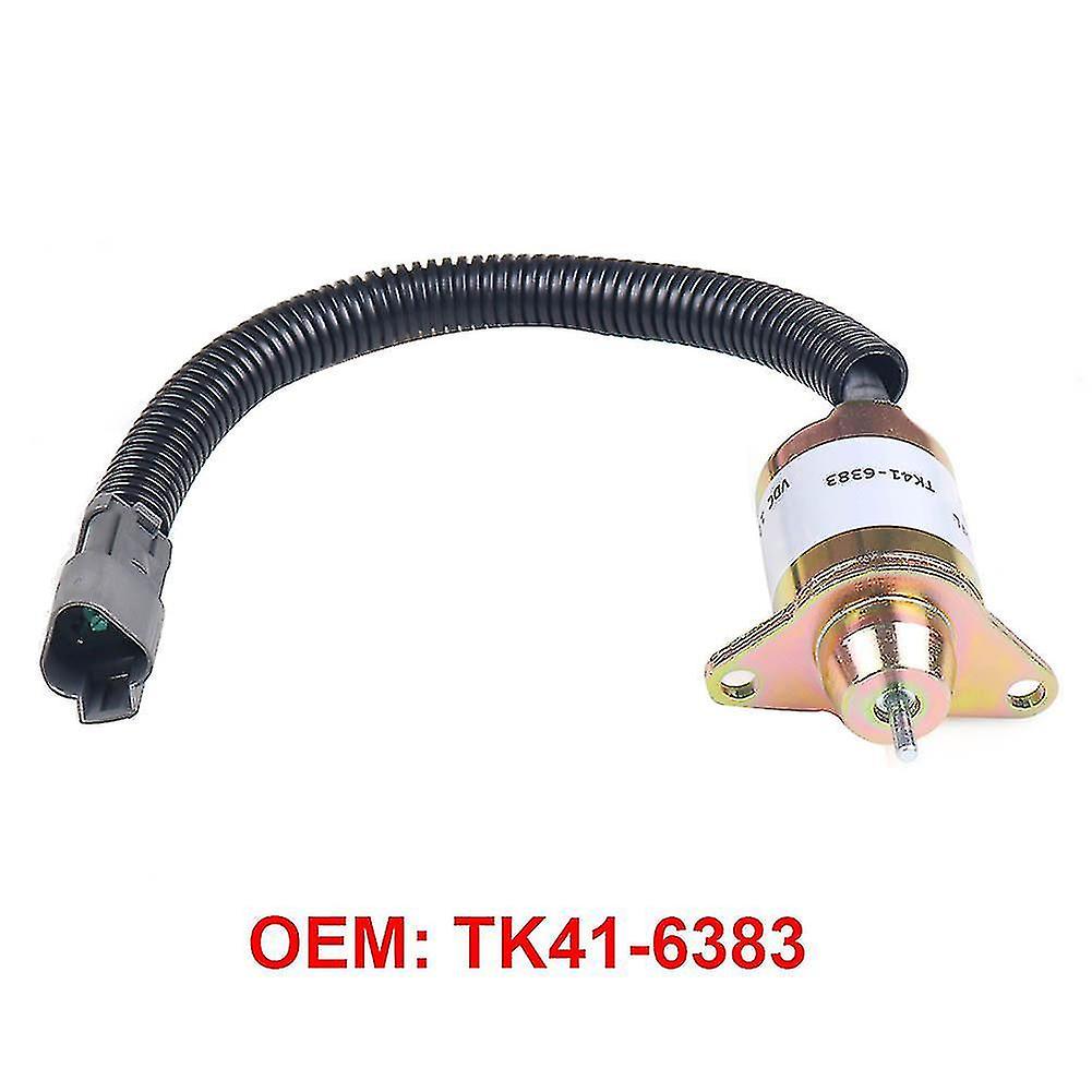 Tk41-6383 12v Stop Solenoid Valve For Thermo King 12v Flameout Solenoid Valve