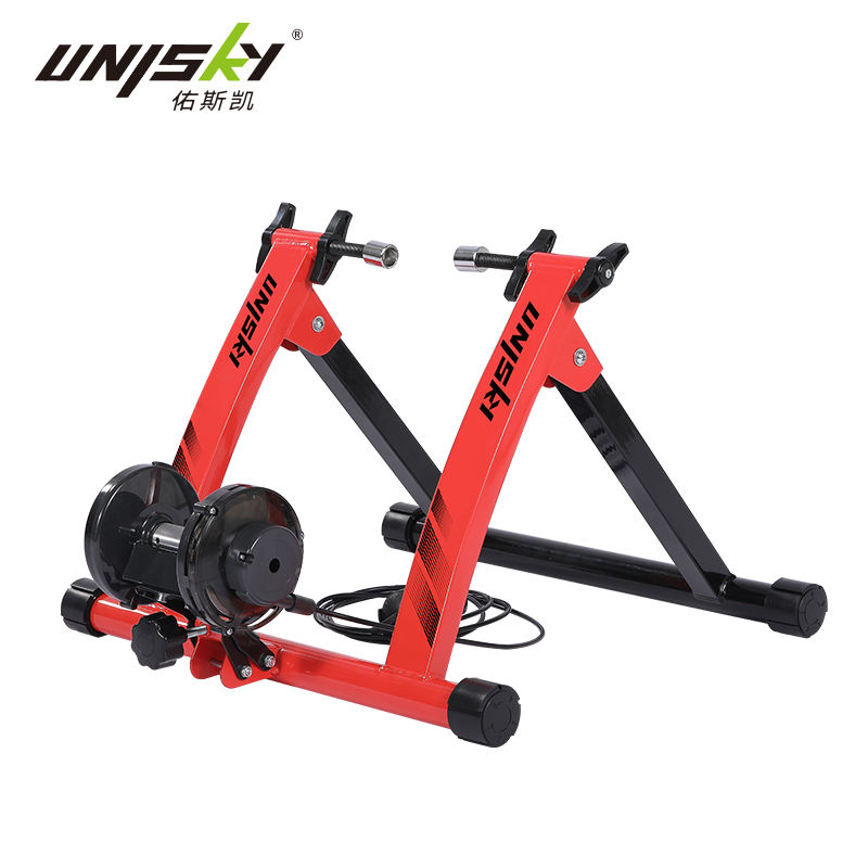 Home cycling exercise riding simulator mechanical magnetic bike trainer stand rollers indoor bicycle bike trainer portable