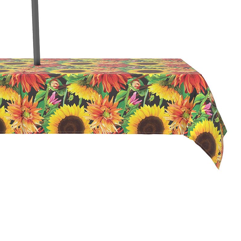 Water Repellent， Outdoor， 100% Polyester， 60x104， Sunflower Garden