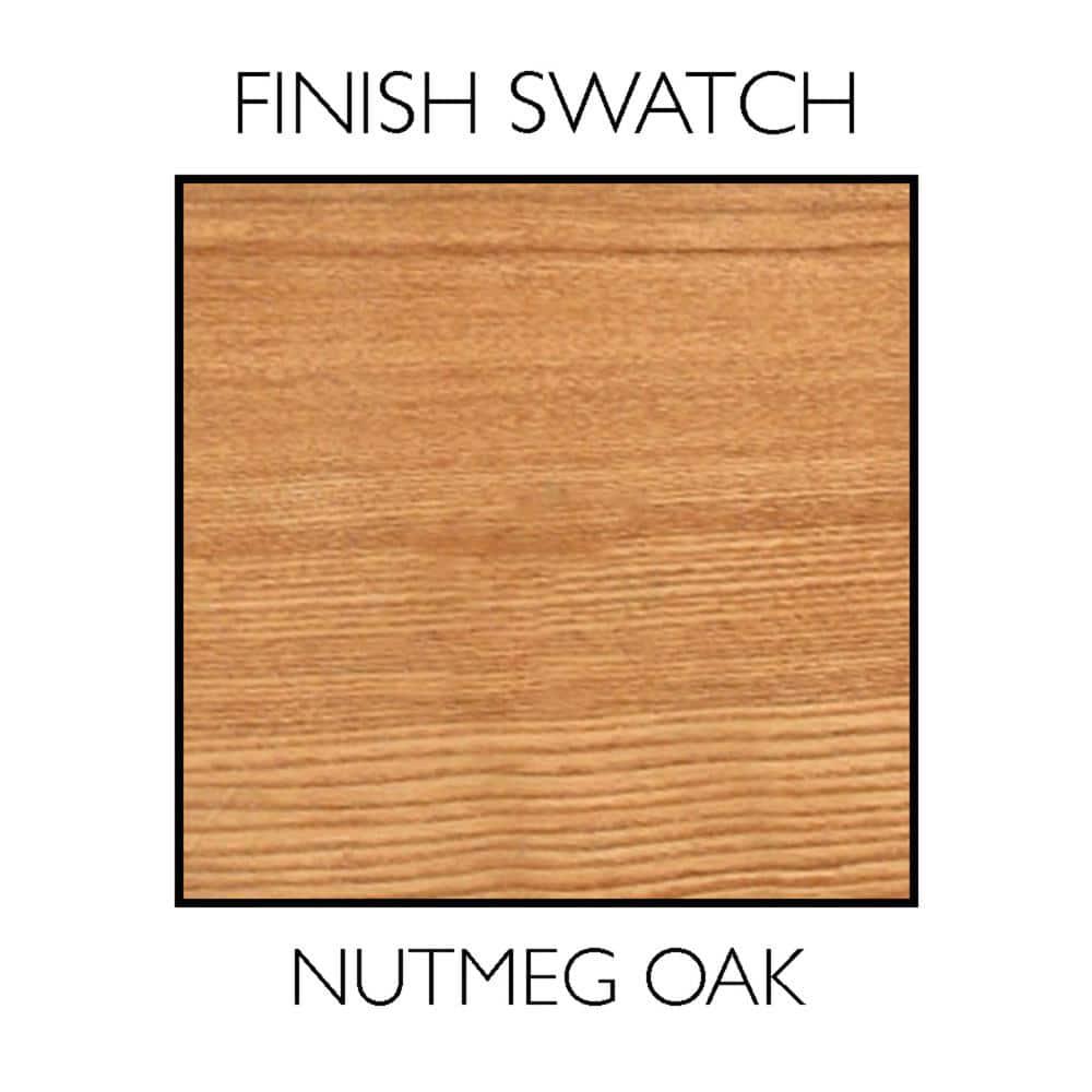 Design House Richland 48 in x 30 in 445 in SurfaceMount TriView Bathroom Medicine Cabinet in Nutmeg Oak