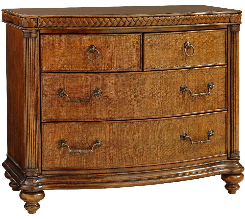 Silver Sands Bachelors Chest   Tropical   Accent Chests And Cabinets   by Stephanie Cohen Home  Houzz