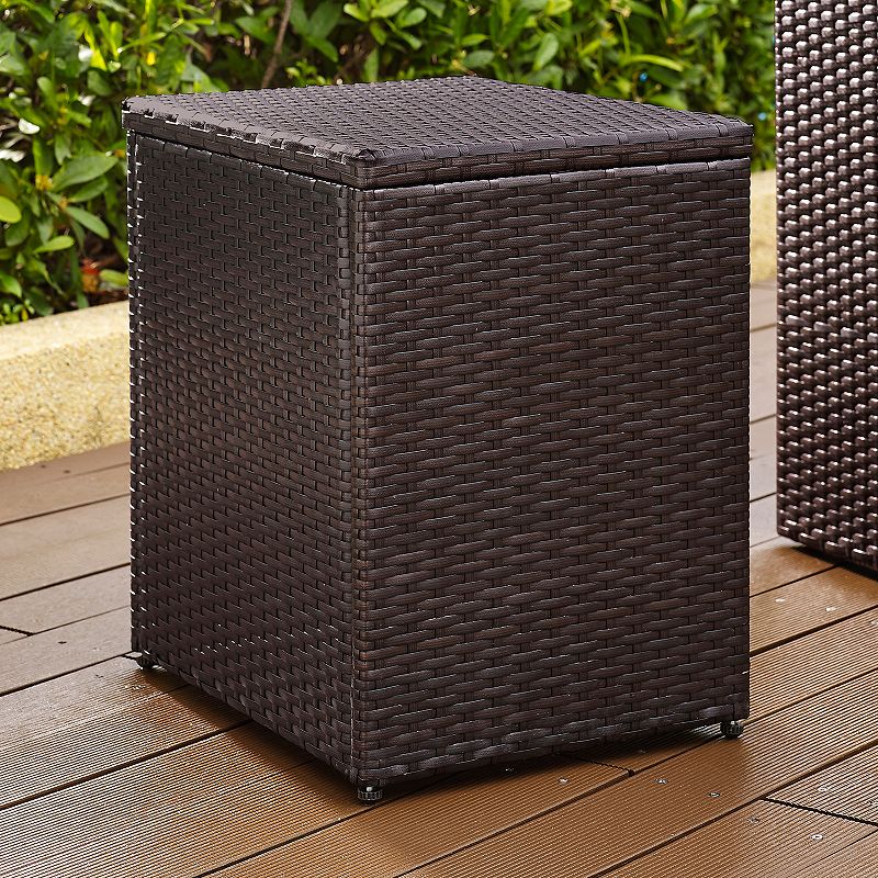 Palm Harbor Faux Wicker End Table