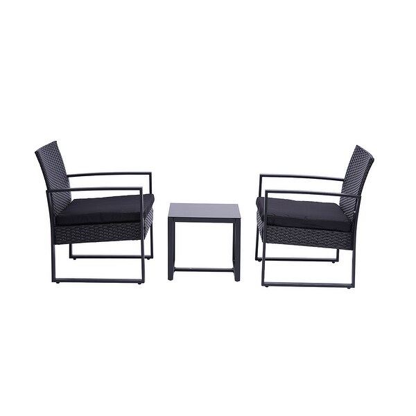 3 Pieces Patio Set Outdoor - Overstock - 33993941