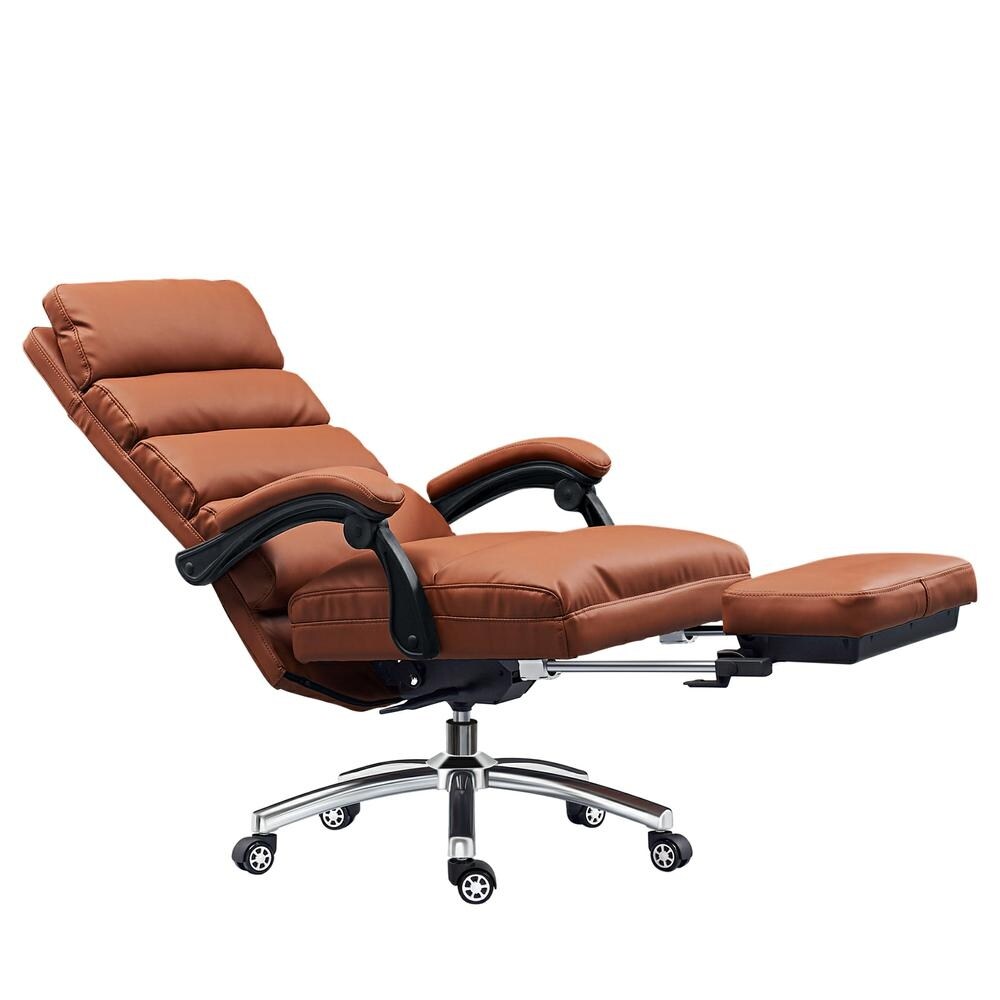 Swivel Chair High Back Adjustable Home Desk with Footrest for Office