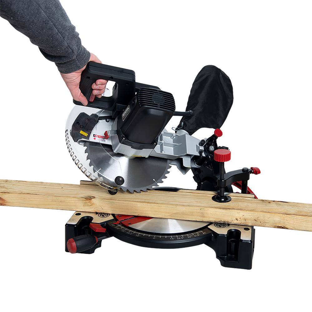 General International 15 Amp 10 in. Compound Miter Saw with Laser Guidance System MS3003