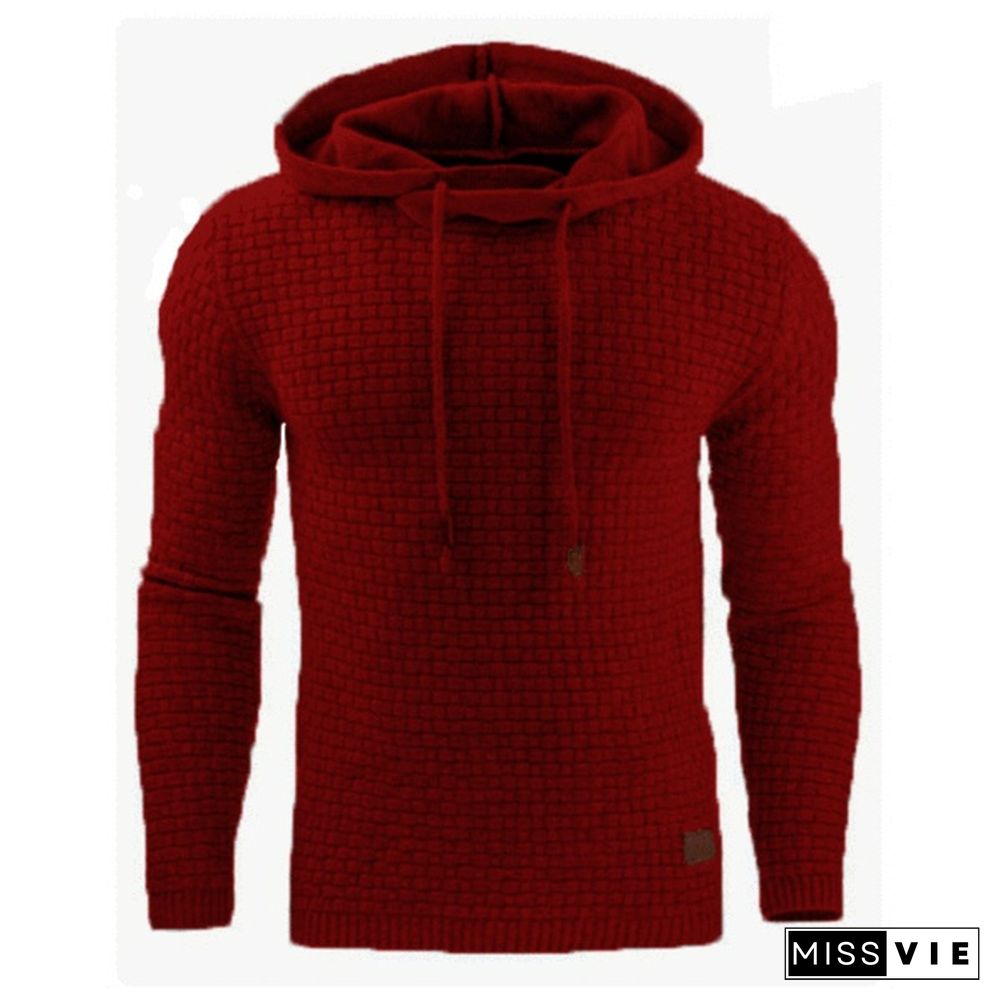 S-5Xl Men's Autumn And Winter Hoodie Warm Hooded Sweatshirt Coat Jacket Outwear Sweater(Asian Size Is Too Small, Please Choose The Bigger Size.)