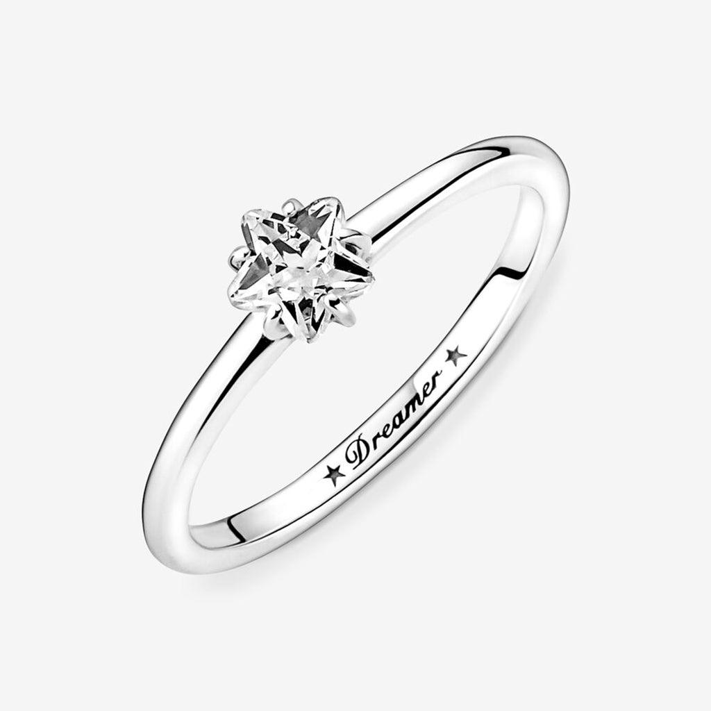 PANDORA  Celestial Sparkling Star Solitaire Ring