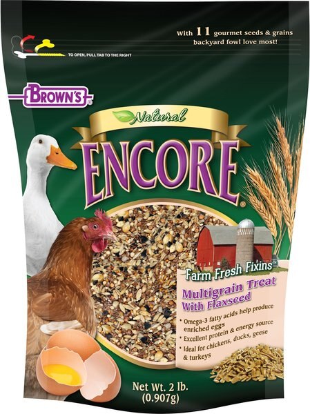 Brown's Encore Multigrain Flaxseed Poultry Treat