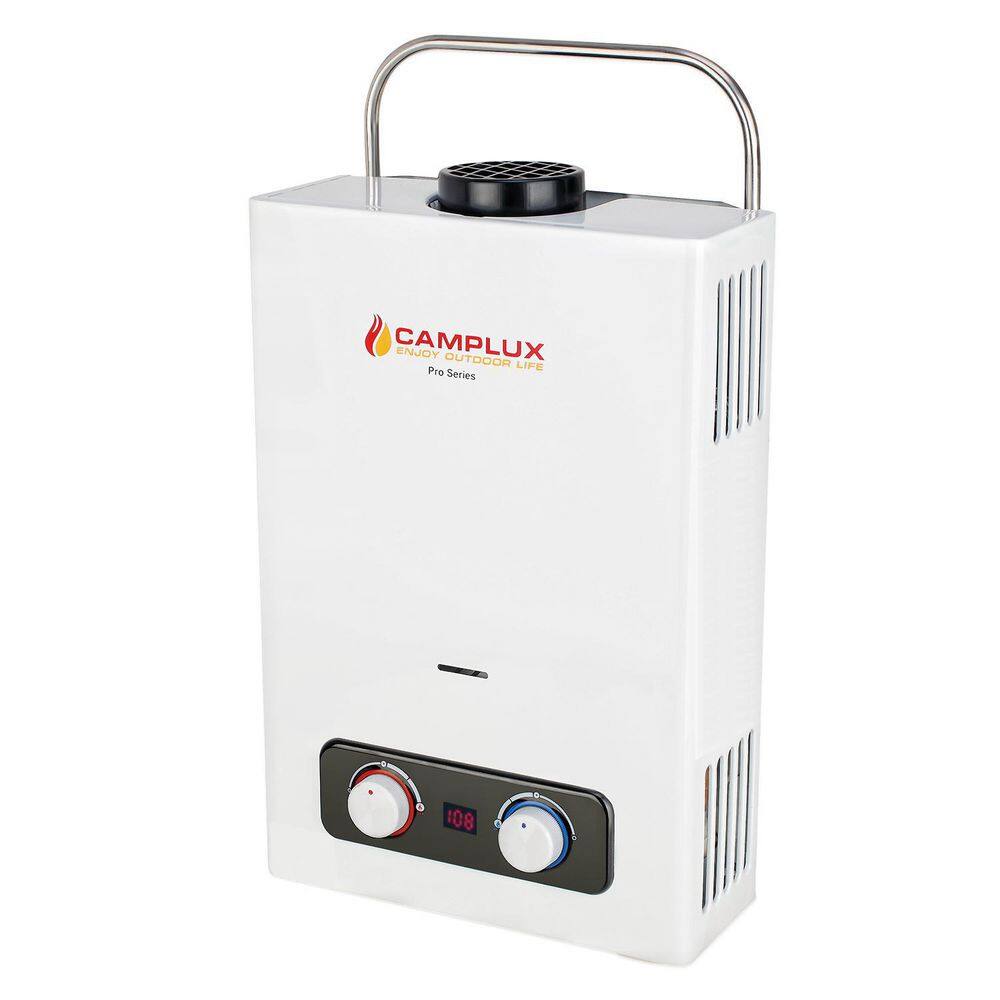 CAMPLUX ENJOY OUTDOOR LIFE Camplux Pro 6L 1.58 GPM Outdoor Portable Liquid Propane Gas Tankless Water Heater BD158-N1