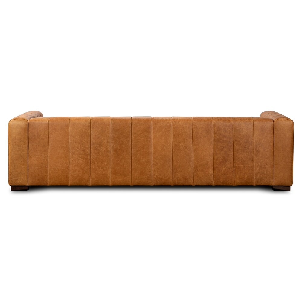 Poly and Bark Canale Sofa   Genuine Italian Leather