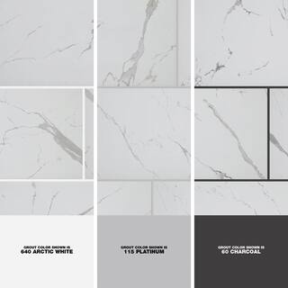 Florida Tile Home Collection Carrara Matte Rectified 12 in. x 24 in. Porcelain Floor and Wall Tile (13.3 sq. ft. case) CHDEAJ0212X24