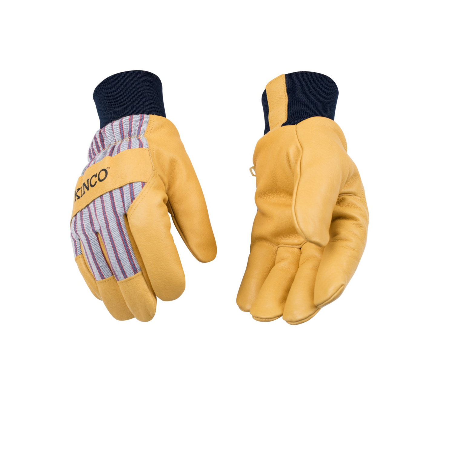 Kinco Men\u0027s Outdoor Knit Wrist Work Gloves Yellow L 1 pair